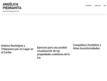 Tablet Screenshot of lapiedrahita.com